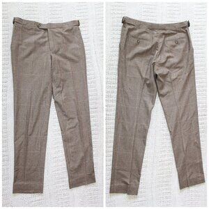 Ermenegildo Zegna Women's Slacks Pants Wool Plaid Trousers Italy Size Small?
